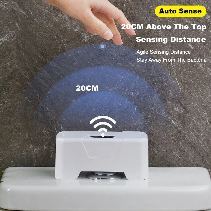 automatic toilet flush with presence sensor